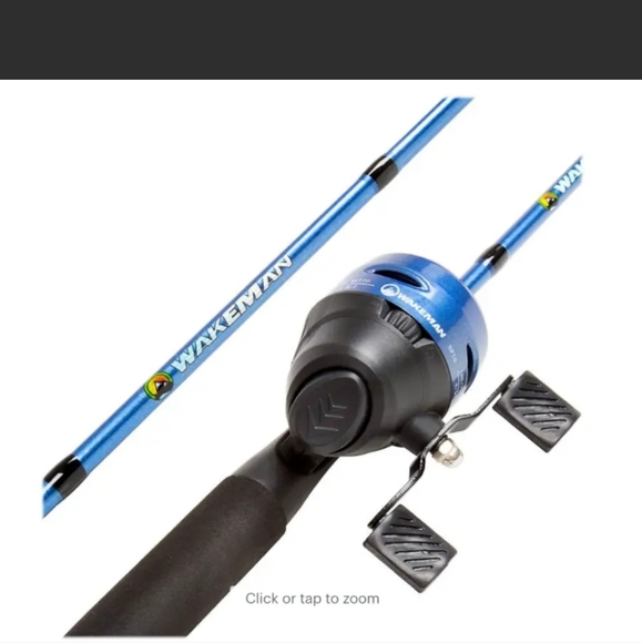 Wakeman - 2-Piece Rod and Reel Fishing Pole - Sapphire Blue Metallic - Picture 5 of 5